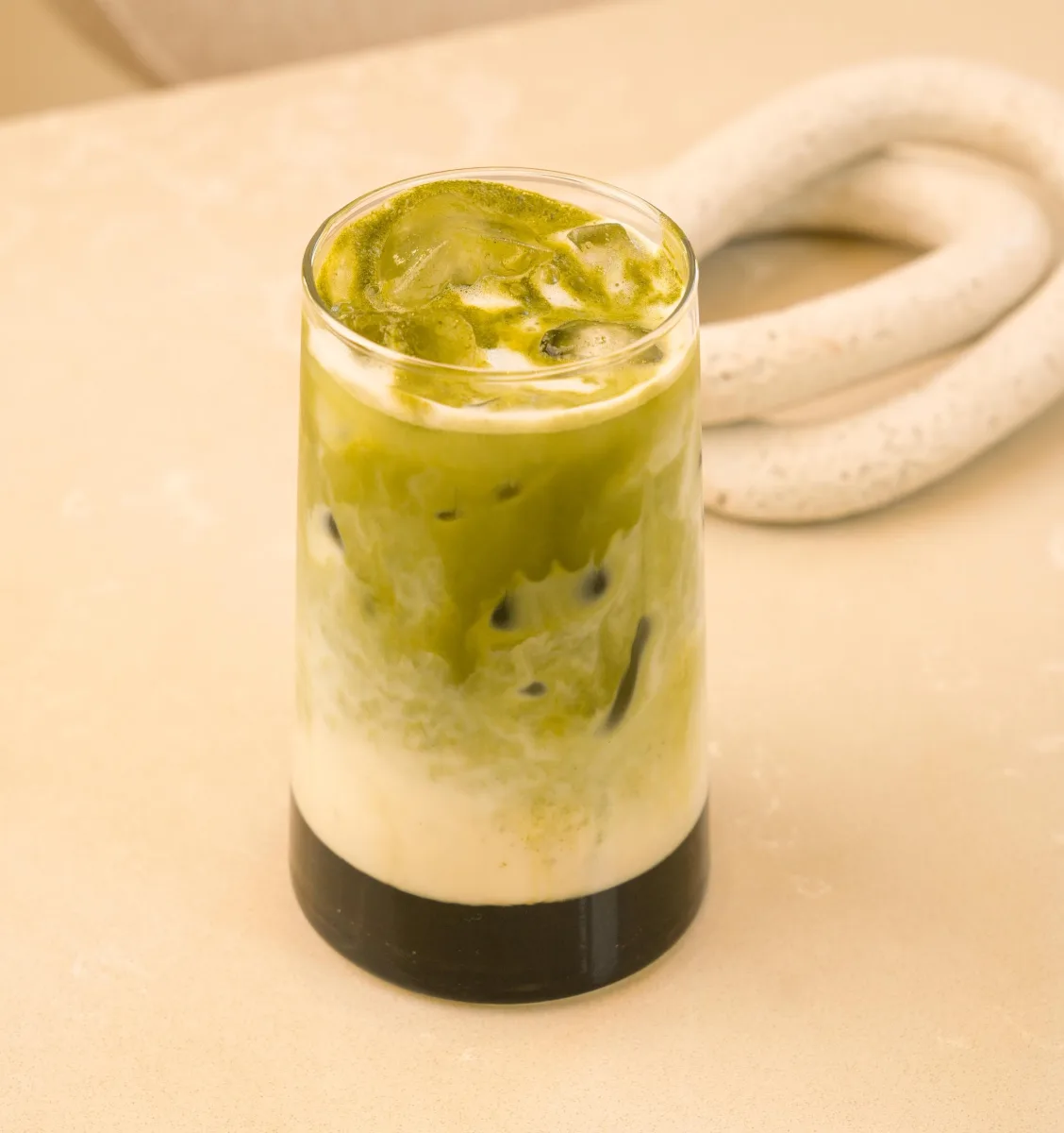 Iced Matcha caramel / vanille / pistache / strawberry