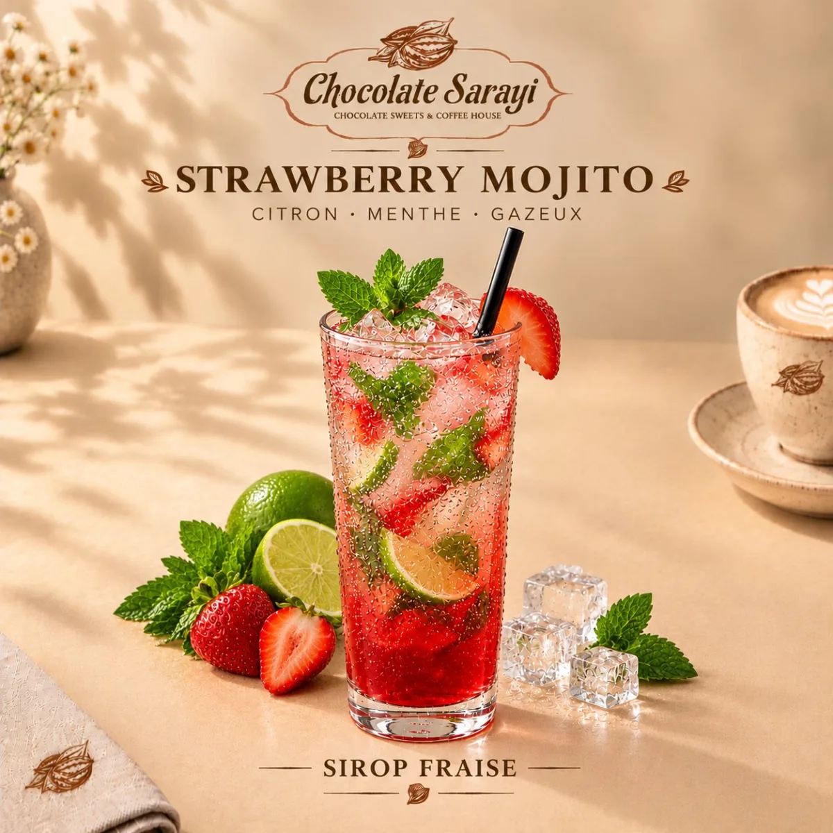 Strawberry mojito