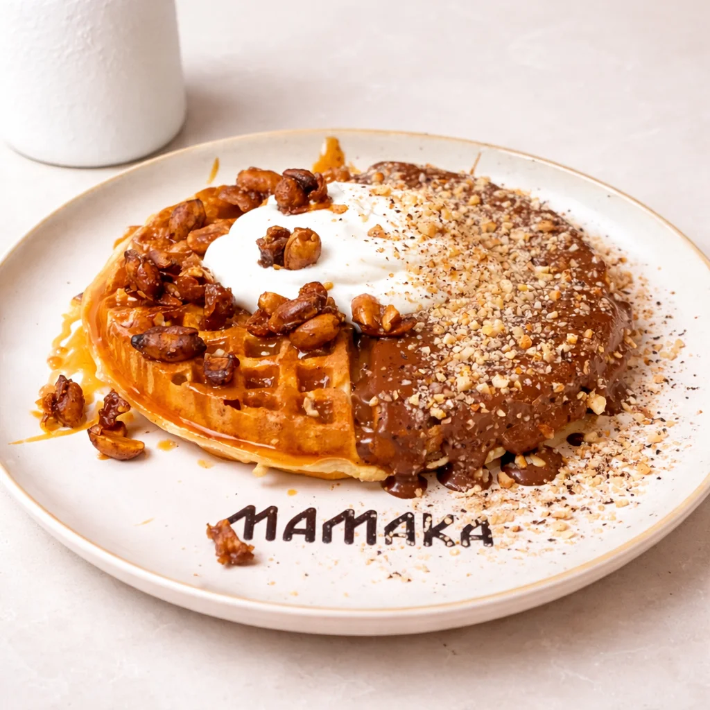 WAFFLE DUO CHOCOLAT CARAMEL