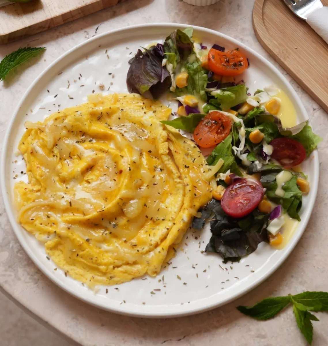 OMLETTE CRÉMEUSE