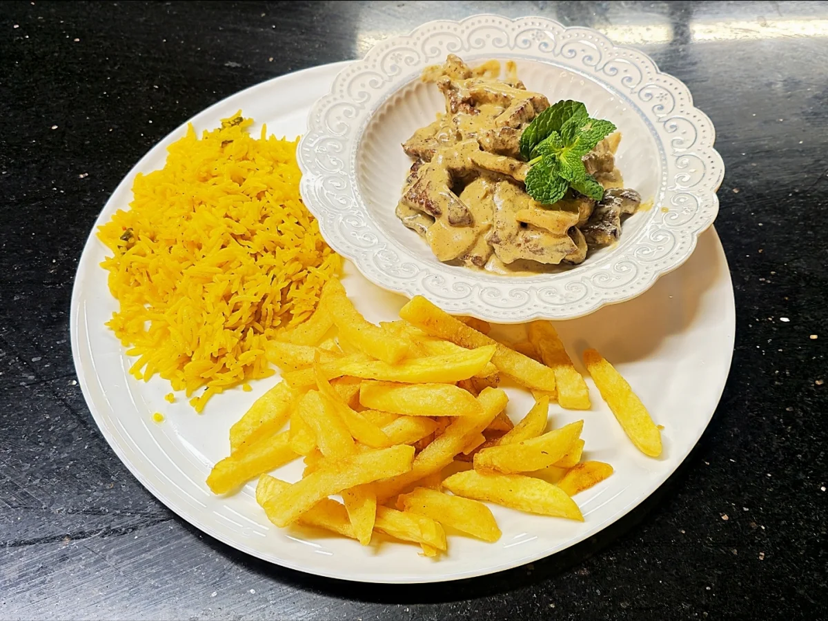 Emicie de boeuf a la creme