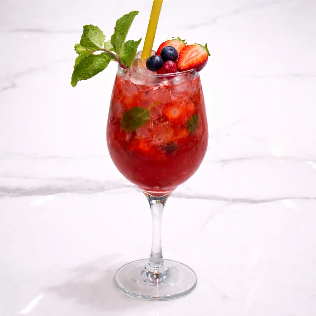Aux fruits rouges
